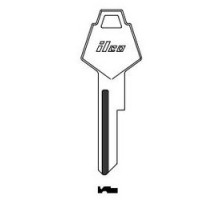 KABA ILCO CORP  Y152-NP NP A34  IAE00001412              Vehicle Key Blank, Brass, Nickel Plated, 34 Price Group, For Chrysler