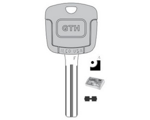 KABA ILCO CORP  EK3-TOY48 NS A92  AX00003690              Vehicle Key, F, Electronic, Cloning Tool, Special Key Machine, Nickel Silver, 62 Price Group, For Lexus/Toyota