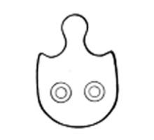 SARGENT  13-0938               Mortise Cylinder Lock Cam, Open, #106, For L Series Function Mortise Cylinder Lock