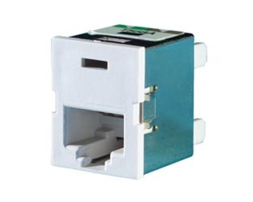 ORTRONICS  TJ6A-43               Clarity Cat6a TracJack, T568A/B, 8 Position, Orange 180 degree