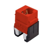 ON-Q/LEGRAND  WP346ARE  WP346A-RE              Keystone Insert, Quick-Connect, Cat 6A, RJ45, 8P8C, 24 to 22 AWG Wire, 0.665