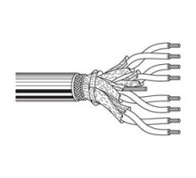 BELDEN  9901 E4X1000               Multi-Conductor - 10 Base 5 Transceiver 4 20 AWG SH PR SH PVC Gray, Light Dec