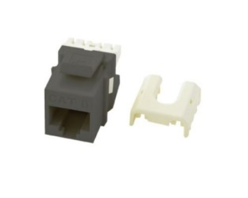 ON-Q/LEGRAND  WP3476GY               Keystone Insert, Quick-Connect, Cat 6, RJ45, 8P8C, 4-Pair, 24 to 22 AWG Wire, T568A/B Wiring, 0.665