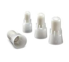 THOMAS & BETTS  RB44-HT               Nylon Insulated High Temperature Crimp-on Wire Joint, Length .78 Inches, Width .31 Inches, Wire Range 2#18 - 2#16, Color White