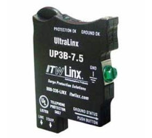 ITW LINX  UP3B-7.5               66 block protector, 7.5v clamping, 350mA fuse, indicator lights