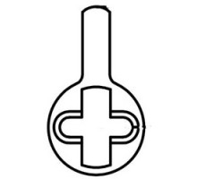 KABA ILCO CORP  863N-00-10               Door Lock Cylinder Cam, Sargent/Yale, For Mortise Cylinder