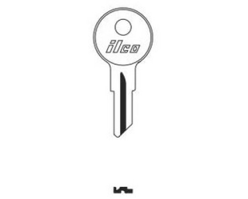 KABA ILCO CORP  1657 NP A02  AA00019572              Vehicle Key Blank, Brass, Nickel Plated, 2 Price Group, For Kenworth