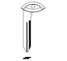 KABA ILCO CORP  Y171-P NP  IAX00004702              Emergency Key, Plastic Head, Brass, Nickel Plated, For Chrysler Fobik