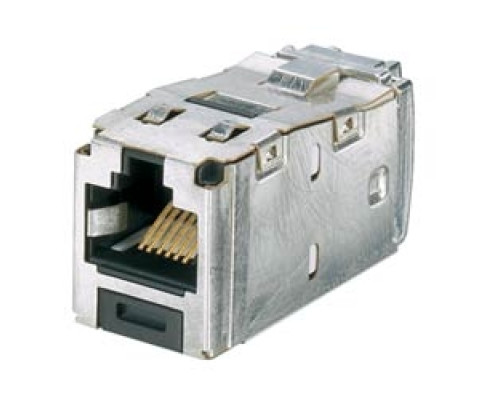 PANDUIT  CJS688TGY               Shielded RJ45 Cat 6 TG Jack Module Black