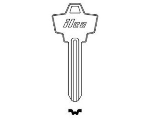 KABA ILCO CORP  SC22-BR BR A34  IAE00002180              Cylinder Lock Key Blank, Natural Brass, 34 Price Group, For Schlage