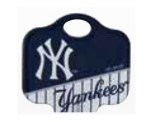 KABA ILCO CORP  KW1-MLB-YANKEES A46               Decorative Key Blank, MLB Team Key, Kwikset/Titan, Yankees Logo, KW1 Keyway, 46 Price Group
