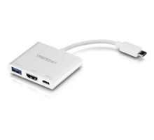 TRENDNET  TUC-HDMI3               USB-C TO HDMI WITH POWER   DELIVERY AND US