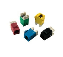 COMMSCOPE ENTERPRISE SOLUTIONS  1375191-7  1375191-7              1-Port Modular Jack 110 8W8P UTP T568A/B Category 5E SL Series Red