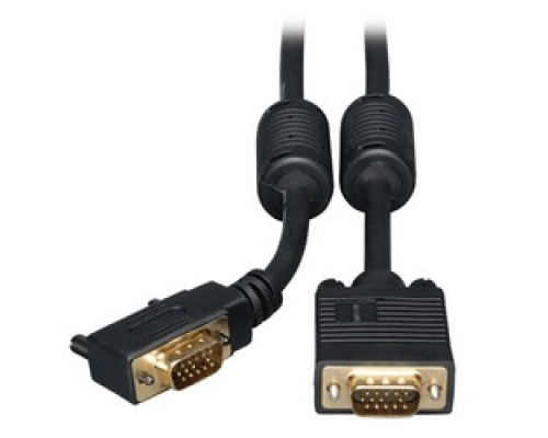 TRIPP LITE P502-006-RA        VGA Coax Right-Angle Monitor Cable, High Resolution Cable with RGB Coax HD15 M/M , 6-ft.