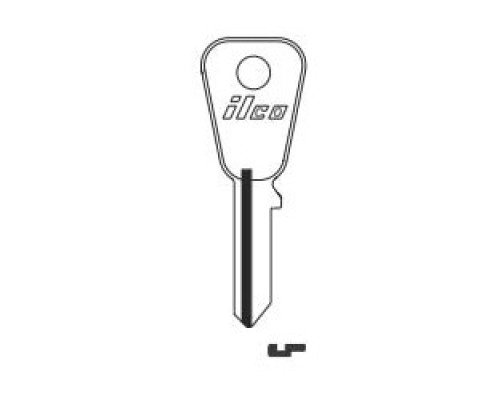 KABA ILCO CORP  HD68 NP A15  AF00003782              Vehicle Key Blank, Brass, Nickel Plated, 15 Price Group, For Honda Motorcycle
