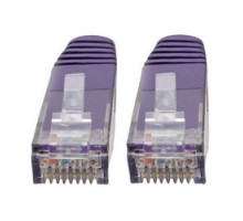 TRIPP LITE N200-010-PU        Premium Cat5/5e/6 Gigabit Molded Patch Cable, 24 AWG, 550 MHz/1 Gbps RJ45 M/M , Purple, 10 ft.