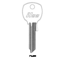 KABA ILCO CORP  1069LC NP A05  AL3485806B              Cylinder Lock Key Blank, Brass, Nickel Plated, 5 Price Group, For National Cabinet Lock