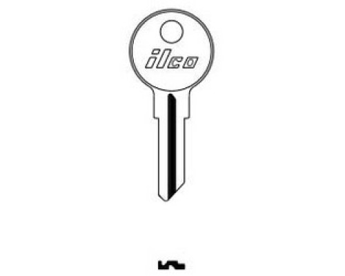 KABA ILCO CORP  1561 NP A08  AA25296162              Vehicle Key Blank, Brass, Nickel Plated, 8 Price Group, For Briggs and Stratton/Strattec