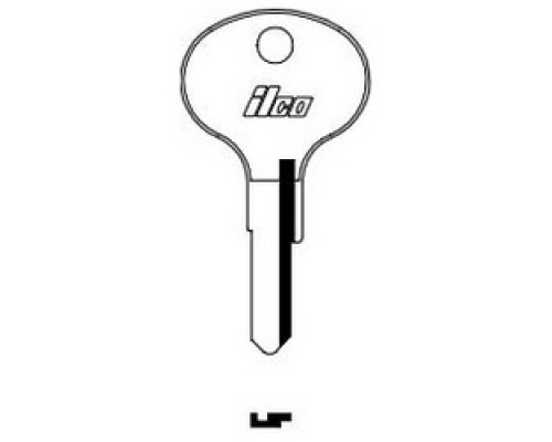 KABA ILCO CORP  SR6 NP A13  X108              Vehicle Key Blank, Brass, Nickel Plated, 13 Price Group, For Subaru