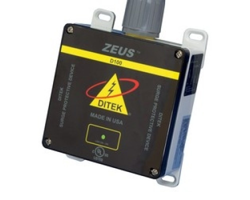 DITEK D100-2403D        240 VAC 3 Phase Delta, 3W +G , 100kA, SPD Type 1 and 2, UL1449 Listed