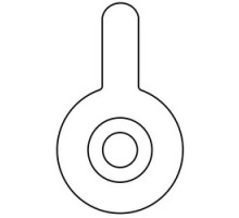 SCHLAGE ALLEGION BRAND  B520-296        Door Lock Cylinder Cam, For Yale/Arrow/Sargent Cylinder