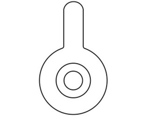 SCHLAGE ALLEGION BRAND  B520-296        Door Lock Cylinder Cam, For Yale/Arrow/Sargent Cylinder