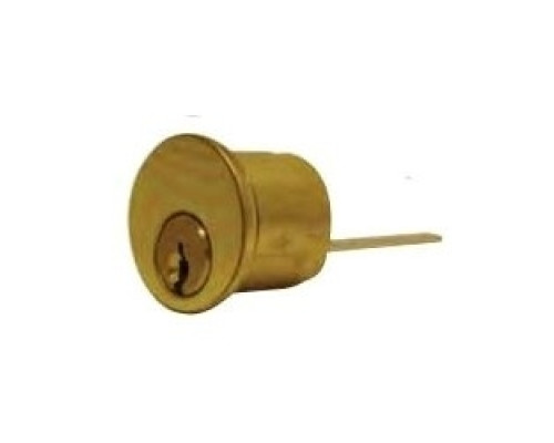 GENERAL LOCK  RC6 AA 3 KA2               Rim Cylinder, 6-Pin, Arrow Keyway, Keyed Alike, 2-Key Blank, Solid Brass, Bright Brass