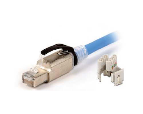 SIEMON COMPANY  ZP1-6AS-01S               Z-PLUG CATEGORY 6A FIELD-TERM PLUG AND BOOT WITH BLACK   LATCH PROTECTOR CLIP