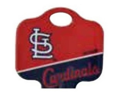 KABA ILCO CORP  KW1-MLB-CARDINALS A46               Decorative Key Blank, MLB Team Key, Kwikset/Titan, Cardinals Logo, KW1 Keyway, 46 Price Group