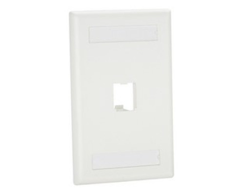 PANDUIT  CFPL1IWY               MiniCom1PtSglClassicFcpltw/Labl IW EA