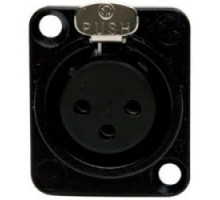 HUBBELL PREMISE WIRING  XLRST10               XLR Connector, Screw Terminal, Panel Mount, 3-Pin, 10 Pack