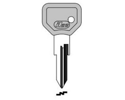 KABA ILCO CORP  SP25A-P ST A14               Vehicle Key Blank, Plastic Head, Natural Nickel Silver, 14 Price Group, For Alfa Romeo