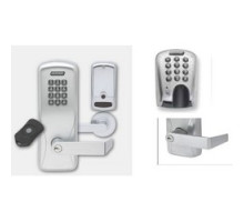 SCHLAGE ALLEGION BRAND  AD300-993R70MGK-RHO-626-P-C-RHR COVER ONLY 134        Electronic Door Lock, Rim/CVC/CVR Exit Trim Chassis, Magnetic Stripe, Keypad, Right Hand Reverse, Rhodes Lever, C Keyway, Satin Chrome, With Cylinder, Co
