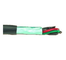 ALPHA WIRE 25106 BK199        Xtra-Guard 2 Abrasion Resistant PUR Cable, 22 AWG, 6 Conductor, SupraShield Premium Foil/Braid , 300 Volts, Slate