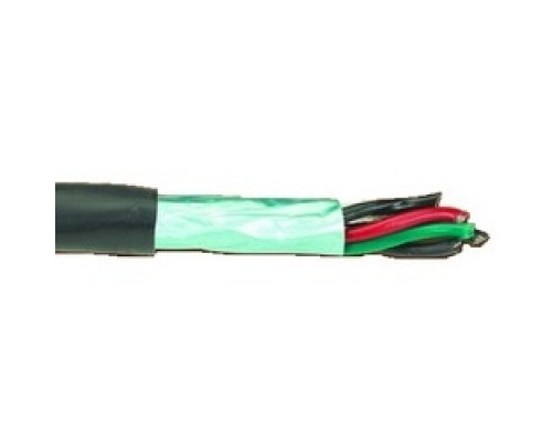 ALPHA WIRE  25386 BK199               Xtra-Guard 2 Abrasion Resistant PUR Cable, 18 AWG, 6 Conductor, Foil, 300 Volts, Slate