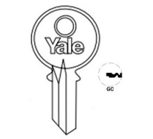 ASSA ABLOY ACCENTRA  RN11GC               Lock Key Blank, 6-Pin, Standard Bow, Single Section, GC Keyway, 0.51