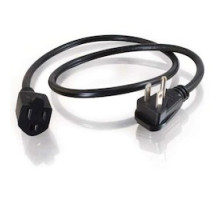C2G  CG29804  CG29804              Extension Power Cord, Flat Plug, 125 Volt, 10 Ampere, NEMA 5-15 Male to NEMA 5-15 Female Connector, 3-Conductor, 18 AWG SJT, 1.5’ Length