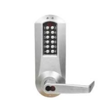KABA  E5031M-WL-626-41               Electronic Pushbutton Lock, Extra Heavy Duty, LFIC Medeco 5 or 6-Pin, 1/2