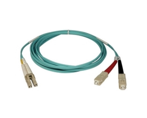 TRIPP LITE N816-10M        10Gb Duplex Multimode 50/125 OM3 LSZH Fiber Patch Cable LC/SC - Aqua, 10M 33-ft.