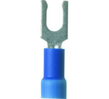PANDUIT  PV14-10LFX-M               LOCKING FORK TERMINAL 18-14AWGVINYL INSULATED #10 STUD,ROHS BLUE, 1000/PK