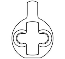 SCHLAGE ALLEGION BRAND  B502-292        Door Lock Cylinder Cam, Classic, Conventional, For Adams Rite MS Mortise Cylinder