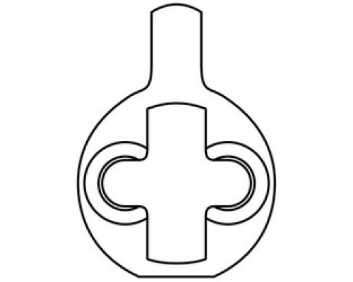 SCHLAGE ALLEGION BRAND  B502-292        Door Lock Cylinder Cam, Classic, Conventional, For Adams Rite MS Mortise Cylinder