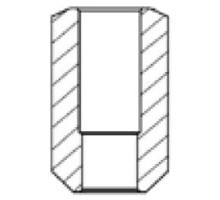 MUL-T-LOCK INC  PCY-PIN-PLG-C               Cylinder Keying Plug Pin, External, #C, Stainless Steel, 100 each per Bag