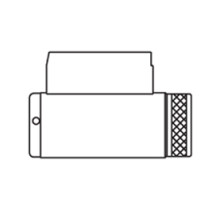 MEDECO HIGH SECURITY LOCKS  20009S4-K-26-6A-S               Security Cylinder Lock, Lazy Motion, Key-in-Knob, Medeco KM, 6A Keyway, 6-Pin, Sub Assembly, Satin Chrome