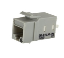 ORTRONICS  KT2J6-78               Category 6 Keystone Jack, Lacing Cap Termination, Gray