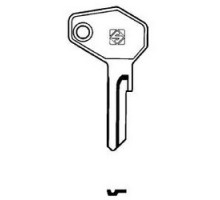 KABA ILCO CORP  ZD7 NP A06  AF00007072              Cylinder Lock Key Blank, Brass, Nickel Plated, 6 Price Group, For Zadi