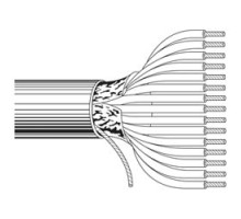 BELDEN  9545 0601000               24-40C STR TNC SRPVC FOIL SHD, CHR PVC JKT CMG 300V 80C, RS-232 ROHS