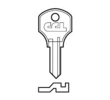 CCL SECURITY PRODUCTS  8658JVR  657              Lock Key Blank, For 02065 Series 6 Disc Tumbler Lock