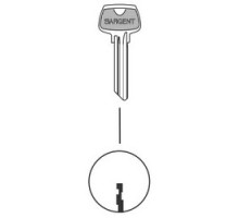 SARGENT  6275LG               Cylinder Lock Key Blank, 6-Pin, LG Keyway
