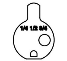 SCHLAGE ALLEGION BRAND  L583-447        Door Lock Cylinder Cam, For 1-1/4